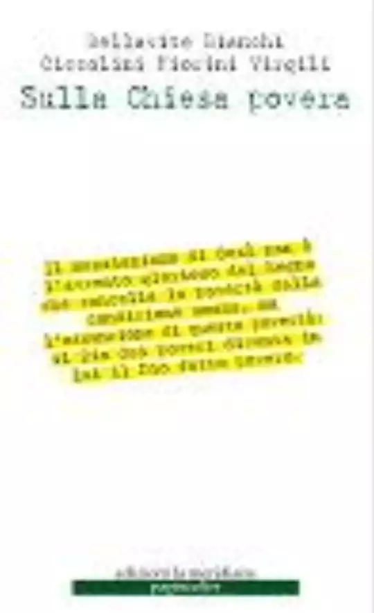 Sulla Chiesa povera